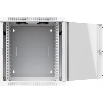 Rozvaděč Ubiquiti UniFi 12U nástěnný rackový rozvaděč, výklopný, skleněné dveře