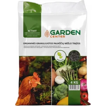 Hnojivo Hnojivo granulované organické Garden Center Activit, 4 kg