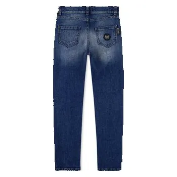 Pánské džíny PHILIPP PLEIN Jeansy 1859 Světle modrá Straight Fit 8