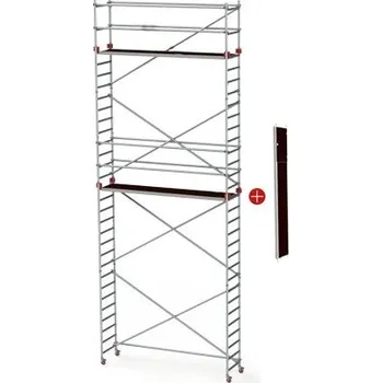 Lešení Profesionální lešení JUMBO - Pro Single Towers : 305 x 74 cm | 7.2 / 9.2 m