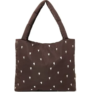 Přebalovací taška Studio Noos Taška Mom Bag Puffy Hearts Brown