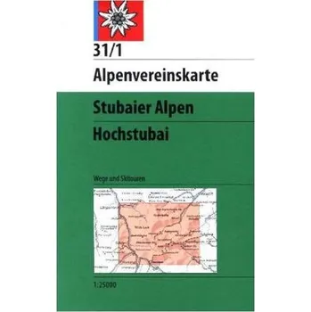 Alpenvereinskarte Stubaier Alpen, Hochstubai