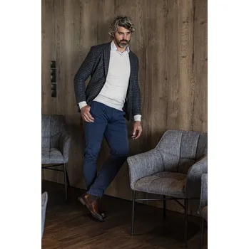 Pánské sako Pánské vlněné sako Barva: Šedá, Velikost: 102, Střih: SLIM FIT