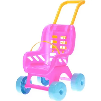 Panenka MAD Kočárek barevný BUGGY růžový 48x41x29cm pro panenku miminko