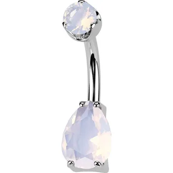 Piercing Šperky4U Piercing do pupíku - TITAN, Růženín - TIT1553