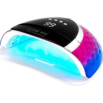 UV lampa na nehty ACTIVESHOP Profesionální lampa na nehty UV/LED Glow YC57 RN nebesky růžová 268W