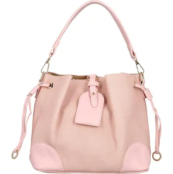 Kabelka Dámská kabelka na rameno světle růžová - Firenze Lamisia růžová