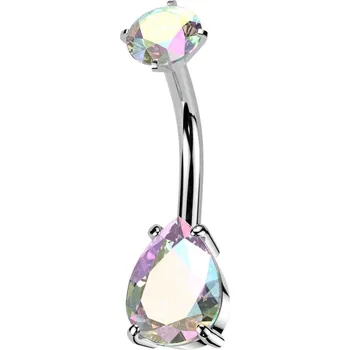 Piercing Šperky4U Ocelový piercing do pupíku - BS1062-AB