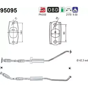 Katalyzátor AS Katalyzátor ASA 95095 + DOPRAVA ZDARMA!
