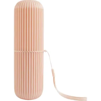 Náhradní hlavice k elektrickému kartáčku Pouzdro na zubní pastu a kartáček kapsle Barva: Lososová - doprava zdarma od 1499 Kč