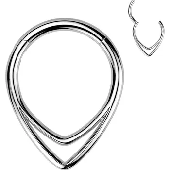 Piercing Šperky4U Piercing septum / helix / cartilage TITAN - TIT1328-1208