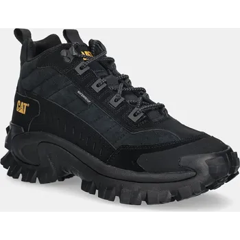 Pánské tenisky Kožené tenisky CAT Footwear INTRUDER MID WP P726385 černá 99X, EUR 45