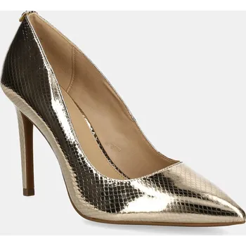 Dámské lodičky Kožené lodičky MICHAEL Michael Kors Alina 40R4HNHP1M.740 zlatá 10Y, EUR 38.5