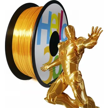 3D tisk HELLO3D 1 kg PLA SILK - ZLATO (GOLD)