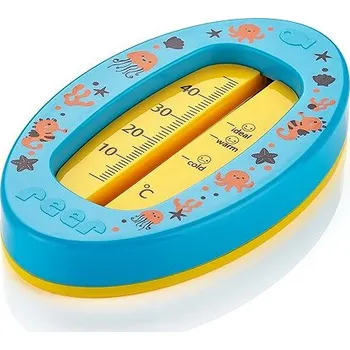 REER Teploměr do koupele ovál modrý