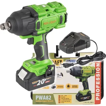 Procraft PWA82-1b-c, 1x 4 Ah + nabíječka + kufr