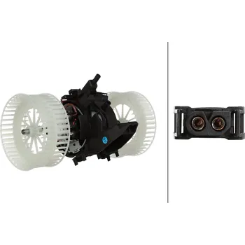 Ventilátor topení a klimatizace vnitřní ventilátor HELLA 8EW 366 400-381