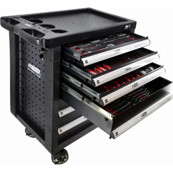 AWTools 6zásuvkový vozík na nářadí s vybavením (AW15100)