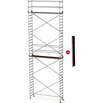 Lešení Profesionální lešení JUMBO - Pro Single Towers : 178 x 74 cm | 8.2 / 10.2 m