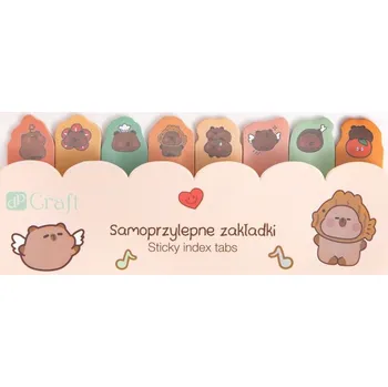Samolepící bloček DP Craft Samolepící štítky Kapybara 8 ks