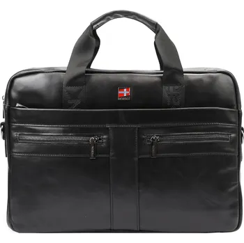 Pánská aktovka Pánská kožená aktovka Nordee S134 B černá