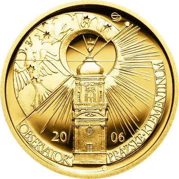 ČNB Zlatá mince 2500 Kč Klementinum - observatoř | 2006 | Proof | 7,78 g