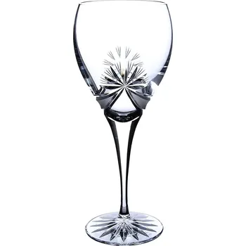 Sklenice BOHEMIA CRYSTAL Broušené sklenice na červené víno Bohemia Crystal 420 ml Fiona 6 ks. brus Mašle