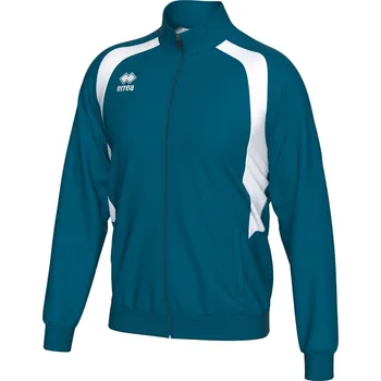 Pánská mikina ERREA´ ERREA AMEDEO Pánská mikina BARVA: petrol modrá . bílá, Velikost: XS Raglánové rukávy, vysoký límec, kapsy na zip