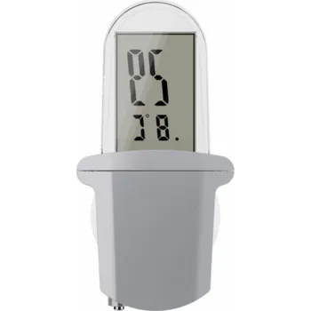 Domácí teploměr Elektronický okenní teploměr Terdens s přísavkou