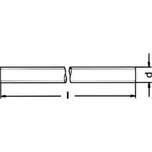 závitová tyč M24x2000 ZINEK 8.8 DIN 975