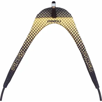 Příslušenství pro sportovní střelbu Ultralehké úzké nosné řemeny PINGU pro biathlon - SLIM PRO-25 2SIDE UNI Batohovina CROSS-ČERN-ZLATÝ