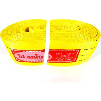 Upínací popruh Titanium Vyprošťovací popruh 3m 21t