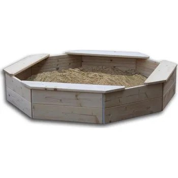 Hra na zahradu Pískoviště osmihranné - přírodní