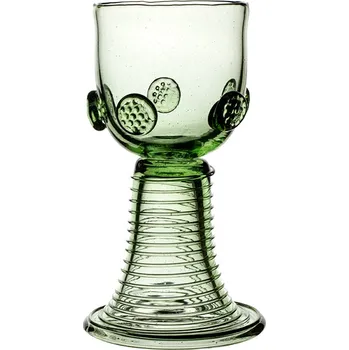 Váza Sklářská huť Tomi, Lesní sklo - sklenice na víno Říman rovný s malinami 200 ml