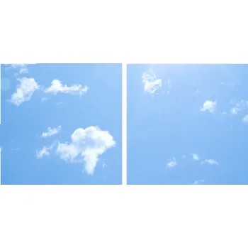 Dekorativní svítidlo Dekorativní LED svítidlo - LED panel - motiv nebe - sada 2 panelů