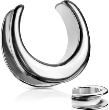 Piercing Šperky4U Ocelový tunel do ucha - podkova - TN01132-22