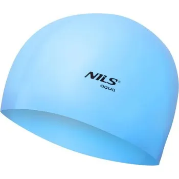 Plavecká čepice NILS Aqua Silikonová čepice NILS Aqua NQC BL01 světlemodrá