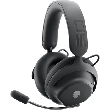 Sluchátka Dell Alienware Pro černý Headset, herní, náhlavní, bezdrátový, mikrofon, Bluetooth, USB-C, USB, černý 545-BBFS