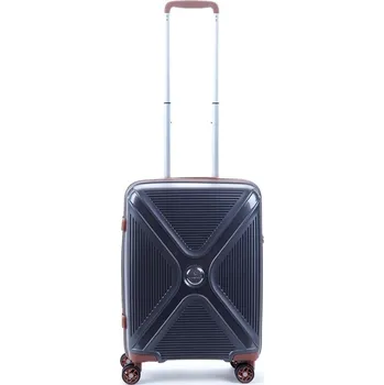 Malý kabinový skořepinový kufr na kolečkách TSA 40l Snowball A84803 šedá