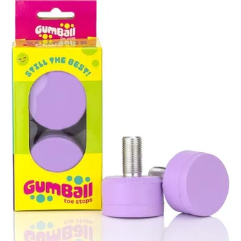 Příslušenství pro in-line Gumball - 21' Toe Stop Long - 83a Grape - nastavitelná brzda na trekové brusle