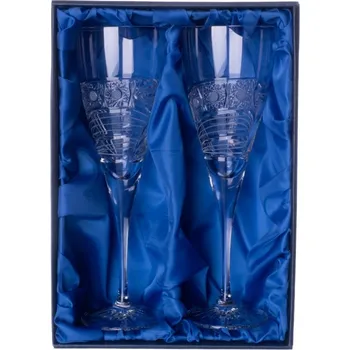 Sklenice Bohemia Crystal Sklenice na bílé víno 2ks. Bohemia Crystal Fiona brus Kometa.
