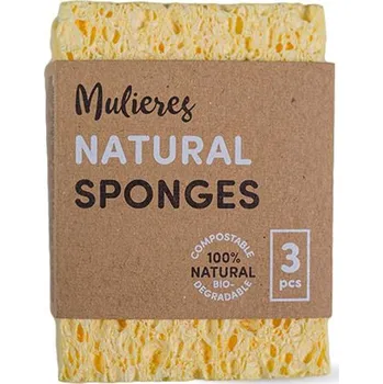 Houbička Mulieres Sada univerzálních mycích houbiček 3 ks