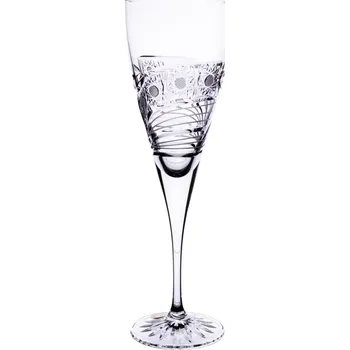 Sklenice BOHEMIA CRYSTAL Broušené sklenice Fiona na bílé víno. 6 ks. Brus kometa,260 ml