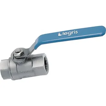 Ventil Pneumatický NEREZ kulový ventil dvoucestný G3/4"vni^20mm Legris 4810 20 27