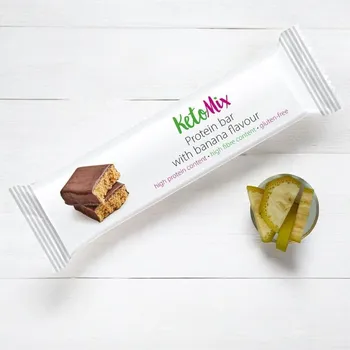 Keto dieta Proteinová tyčinka s příchutí banánu