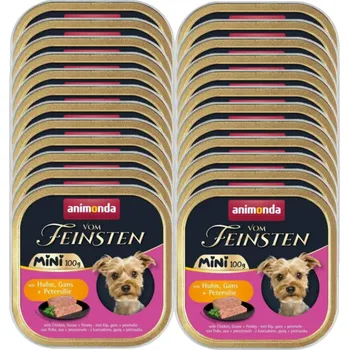Krmivo pro psa ANIMONDA Vom Feinsten mini adult kuře/husí maso/petržel 24x100g