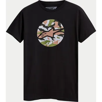 Pánské tričko Alpinestars Pánské černé tričko CAMO DISK TEE Alpinestars 1233-72200 10 - S