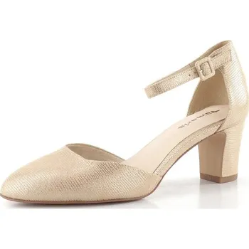 Dámské lodičky Tamaris lodičky s kotníkovým páskem gold structure 1-24412-41 - 39 | P702058