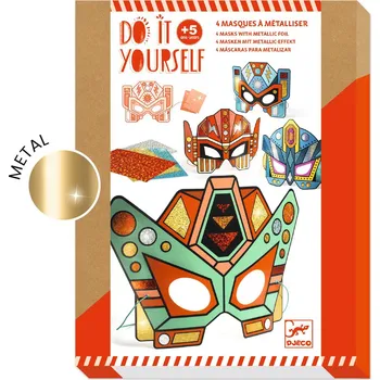 kreativní sada Djeco Kreativní sada DIY Masky superrobotů