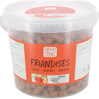 HIPPOTONIC Pamlsky pro koně Hippotonic, jahodové, 3 kg